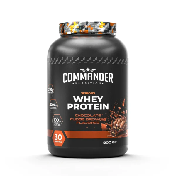 Commander Nutrition Whey Protein 900g Brownie Çikolata AROMALI